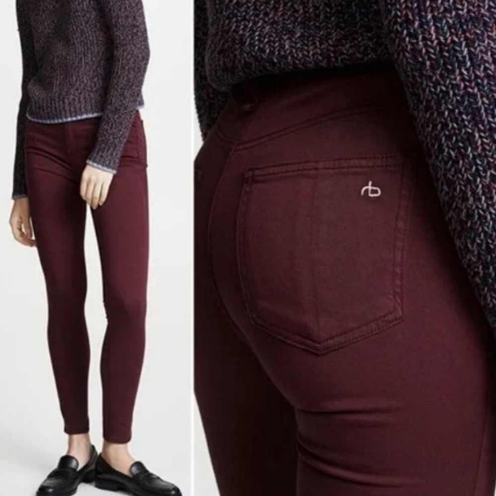 RAG & BONE HIGH RISE SKINNY JEANS
